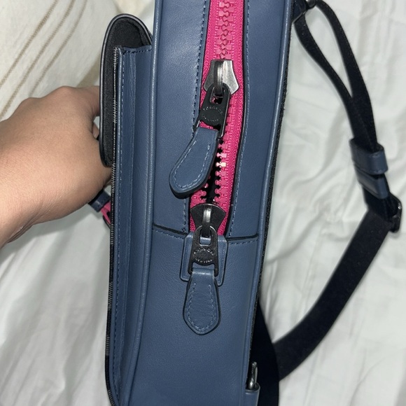 Track Pack In Colorblock Signature Canvas - Picture 5 of 7